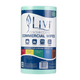Commercial Wipe - Green 4/CTN