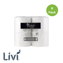 Livi Everyday Jumbo Toilet Tissue 2ply 300m