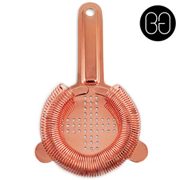 Cocktail Strainer Hawthorn Baron 2 Prong Copper