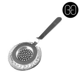 Cocktail Strainer 'V' No Prong Stainless Steel