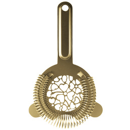 Cocktail Strainer Hawthorn Ai 2 Prong Gold Matte