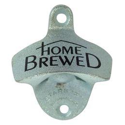 Wall Mounted Bottle Opener 'Home Brewed'