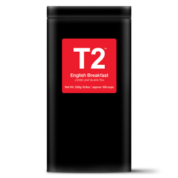 T2 English Breakfast Tea Loose Leaf Tin 250G
