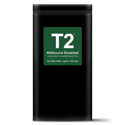 T2 Melbourne Breakfast Tea Loose Leaf Tin 250G