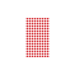 Greaseproof Paper Gingham Red 190x310mm (200 Sheet)