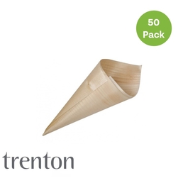 BioWood Disposable Food Cone 180mm
