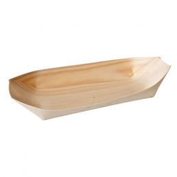 BioWood Disposable Food Boat 140x75mm- 50Pk