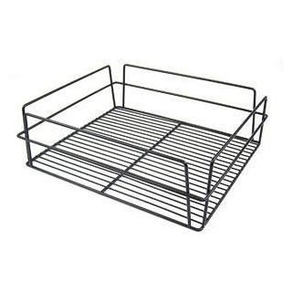 Glass Basket PVC Black High Sided 435 x 355mm
