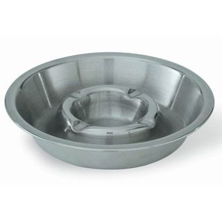 Ashtray Double Well S/S 160mm 