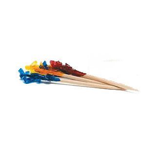Toothpicks Cello Frilled 100mm Pk 1000