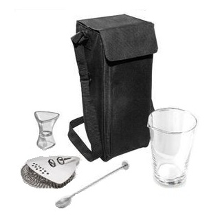 Cocktail Kit Uber with Bar Tools & Carry Case