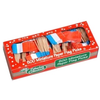 Tooth Pick Flags - France Box 500