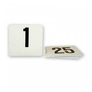 Plastic Table Numbers Large 1-25