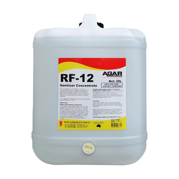 AGAR RF12 Odourless Sanitiser 20L