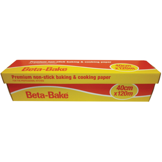 BetaBake Baking Paper 40cm x 120m (Single Roll)