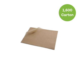 Greaseproof Paper Kraft 1/4 Cut (200x330mm)