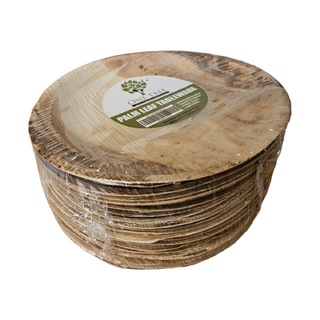 Palm Leaf Eco Plate Round 240mm - Pack of 25