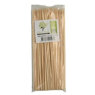 Bamboo Skewer 250mm x 3mm- 100Pk