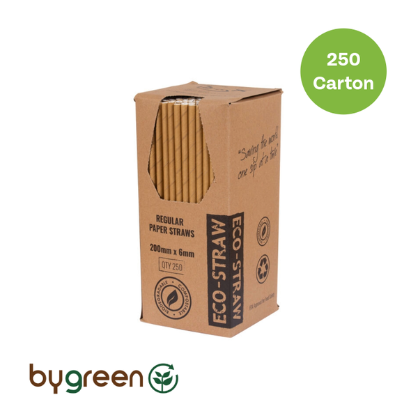 Paper Regular Straw - Kraft