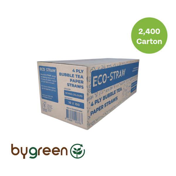 Jumbo Paper Straw 4 Ply White
