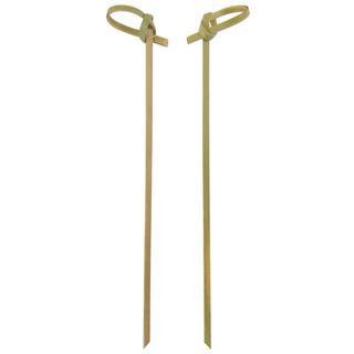 Cocktail Picks 120mm Ring Natural- 100Pk