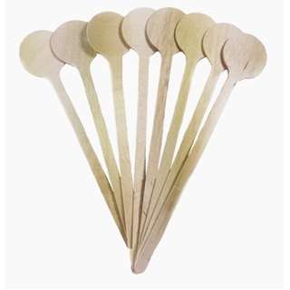 Swizzle Stick Bamboo Circle Top 150mm Pack 200