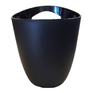 Ice Bucket Wine Cooler Black Plastic 3 Litre