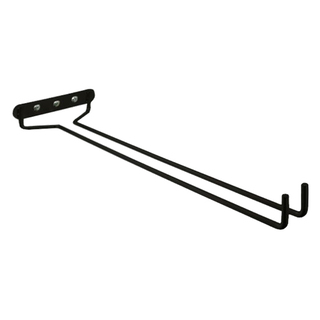 Glass Hanger Wall Mount Black - 400mm