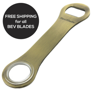 Bar Blade Antique Gold with Spin Ring