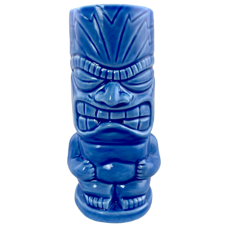 Ceramic Tiki Mug Blue Fury 450ml