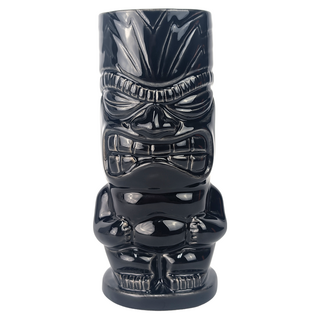 Ceramic Tiki Mug Black Fury 450ml