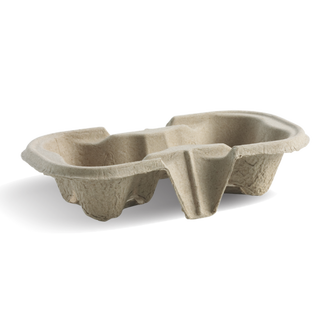 Biopak 2 Cup BioCup Tray 