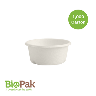 60ml Sugarcane Sauce Cup - White
