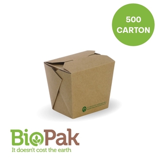BioBoard 780ml/26oz Noodle Box 100x102x80mm
