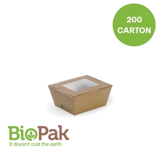 BioBoard Small Lunch Box with Window 110x90x64mm
