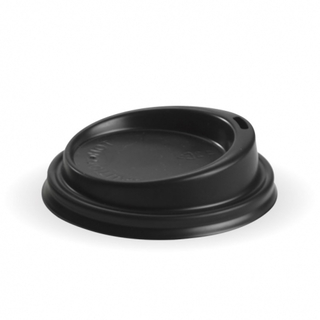 BioPak 8-20oz (90mm) PS Large Lid - Black 