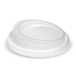 BioPak 8-20oz (90mm) PLA Large Lid - White 
