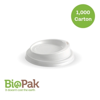 6-12oz (80mm) PS Small Lid - White 