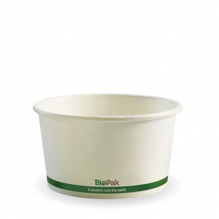 Biopak 12oz BioBowl - White 