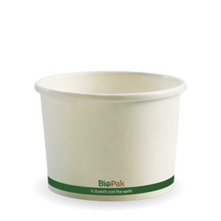 BioBowl 8oz- White 1000/Carton