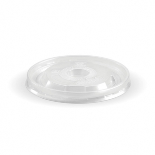 BioPak 8oz BioBowl Clear Flat Lid 