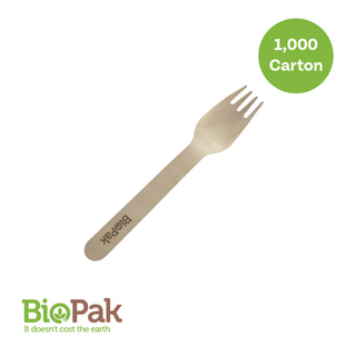16cm Wooden Fork 1000/Carton