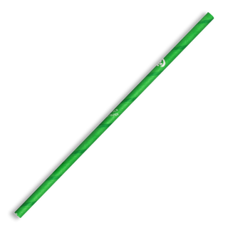 6mm Regular Bio Straw Green- 250Pk