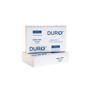 Caprice Duro Compact Interleaved Towel 25cm x 20cm