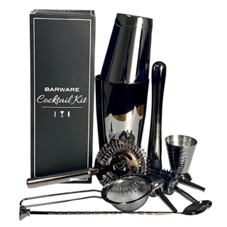 The Complete at Home Bar Kit Black Chrome