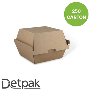 Burger Box Brown 105x102x83