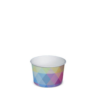 Detpak 3oz Ice Cream Gelato Bowl Glacier Design 