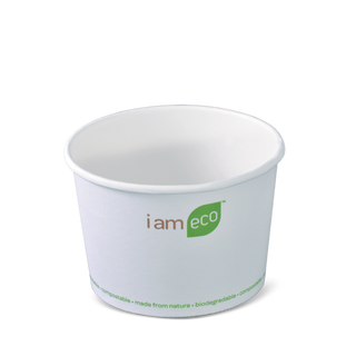Detpak 16oz Paper Chip Cup Eco Bowl White
