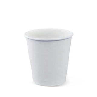 Detpak 8oz Combo (86mm) Single Wall Coffee Cup- White 