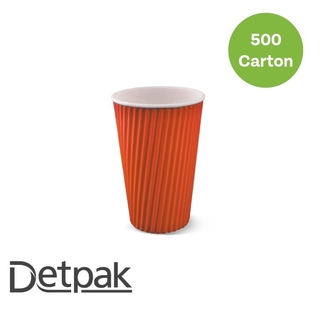 16oz Refined Ripple Cup (89mm)- Red